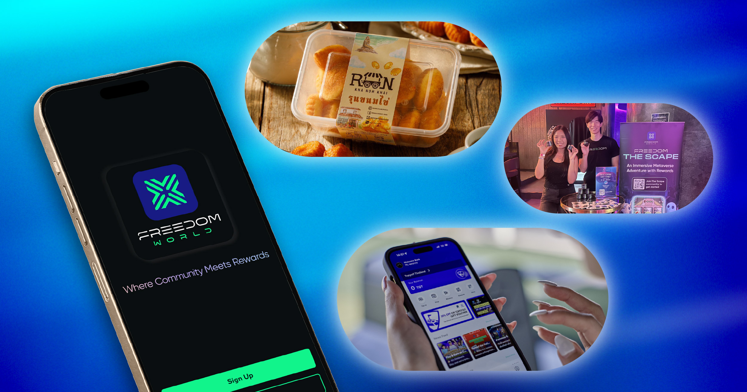 Freedom World, Topgolf Thailand, Roon Khanom Khai, Onyx Nightclub